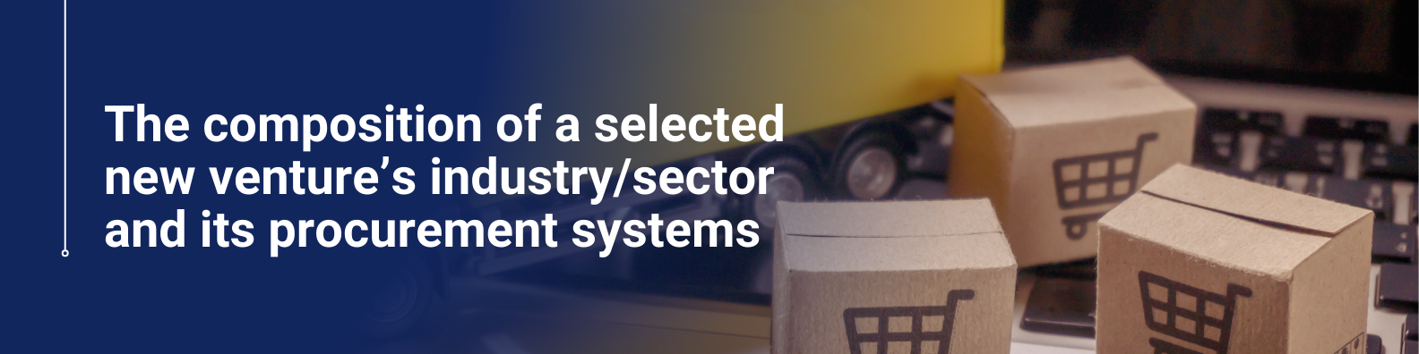 The composition of a selected new venture’s industry/sector and its procurement systems online short course